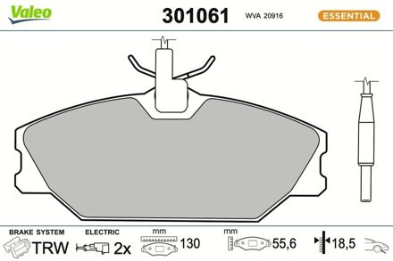 Alpine Remblokkenset, schijfrem 301061