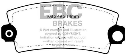Alpine Remblokkenset, schijfrem DP189