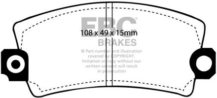 Alpine Remblokkenset, schijfrem DP269