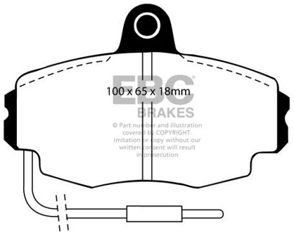 Alpine Remblokkenset, schijfrem DP426