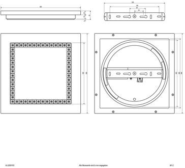 ALQ LED paneel wit 15W 30x30cm 3.000K