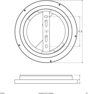 ALR LED paneel wit 12W Ø25cm 4.000K