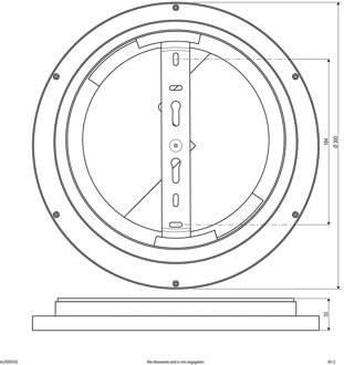 ALR LED paneel wit 15W Ø30cm 3.000K