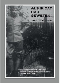 Als ik dat had geweten