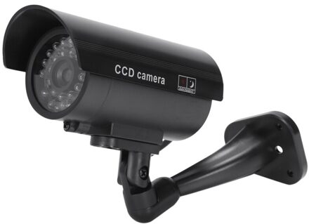 Alsof Namaak Cctv Camera Cam Imitatie Rode Led Waterdichte Indoor / Outdoor Home Security