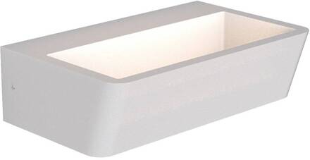 Altea LED wandlamp, breedte 16 cm, wit, omhoog/omlaag, aluminium wit mat