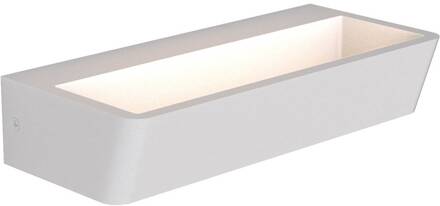Altea LED wandlamp, breedte 22 cm, wit, omhoog/omlaag, aluminium wit mat