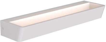 Altea LED wandlamp, breedte 37 cm, wit, omhoog/omlaag, aluminium wit mat