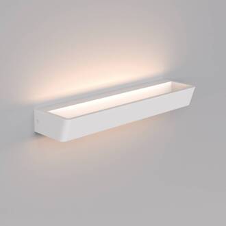 Altea LED wandlamp, breedte 50 cm, wit, omhoog/omlaag, aluminium wit mat