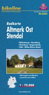 Altmark East Stendal Cycle Map