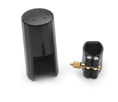 Alto Sax Saxofoon Mondstuk Cap Pu Lederen Rietbinder Voor Sax Accessoire Vervanging