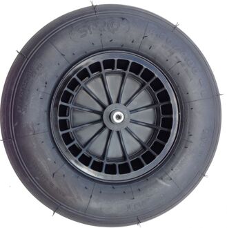 Altrad Fort FORT - Kruiwagenwiel 2ply - 13 cm as - Zwart
