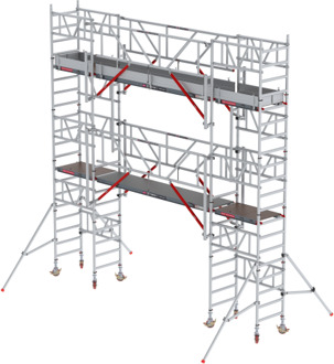 Altrex MiTOWER CONNECT uitbreidingsset - 6.2 m platformhoogte - 2.45 m houten platform - C003108
