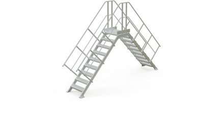 Altrex Overstapbordes - 45° hellingshoek - 9 treden - 224529