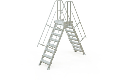 Altrex Overstapbordes - 60° hellingshoek - 8 treden - 226028