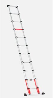 Altrex Telescoop Ladder Smart Up Go 1x11 Rood, Zilver