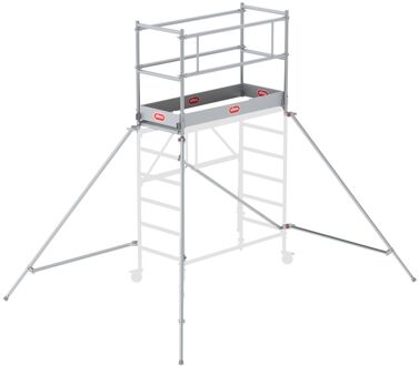 Altrex Vouwsteiger Rs Tower 34 - Module 2 - Aluminium - Werkhoogte 3,80m