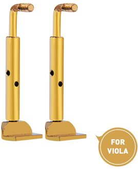 Altviool Onderdelen Fittings Chin Rest Split Schroeven Plated Golden/Zilver/Zwart Afneembare Chinrest Klemschroef Voor 15 ''16'' Altviool gouden