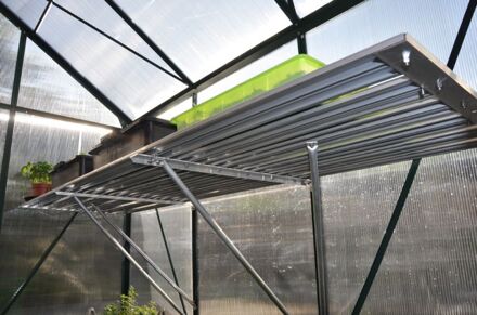 Alu Grower Kweektafel 200 cm Zilver