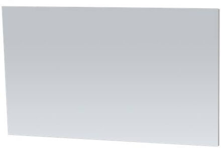 Alu spiegel 118x70x2.5cm rechthoek zonder verlichting aluminium