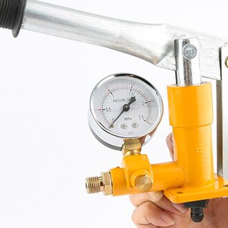 Aluminium 2.5MPa 25Kg Waterdruk Tester Handleiding Hydraulische Test Pomp Machine Met G1/2 "Slang