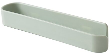 Aluminium 2-Tier Wandmontage Badkamer Handdoekenrek Rail Houder Opslag Hanger Plank Keuken Hotel Kleren Handdoek Rekken Organizer # W groen