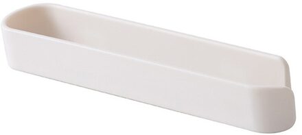 Aluminium 2-Tier Wandmontage Badkamer Handdoekenrek Rail Houder Opslag Hanger Plank Keuken Hotel Kleren Handdoek Rekken Organizer # W wit