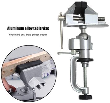 Aluminium 360 Graden Draaibare Universele Klem Tafel Vice Bankschroef Eenheden Vise Mini Slotenmaker Clip Kleine Juweliers Diy Onderdelen