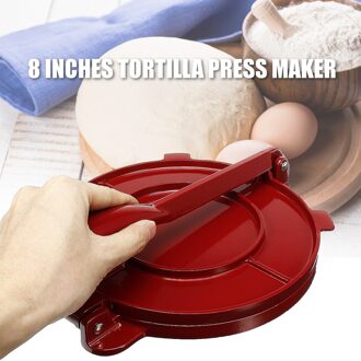 Aluminium 8 Inch Tortilla Druk Maker Opvouwbare Meel Maïs Bakken Hulpmiddel Diy Pie Gereedschap Keuken Accessoires Gadgets Bakvormen