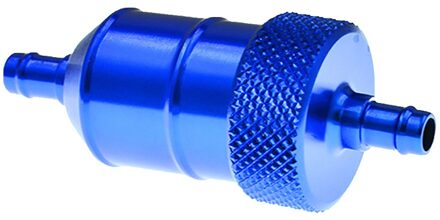 Aluminium 8Mm Olie Gas Fuel Filter Cleaner Voor Motorfiets Pit Dirt Bike Atv Olie Gas Fuel Filter Cleaner olie Gas Fuel Filter Blauw