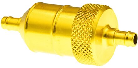 Aluminium 8Mm Olie Gas Fuel Filter Cleaner Voor Motorfiets Pit Dirt Bike Atv Olie Gas Fuel Filter Cleaner olie Gas Fuel Filter gouden