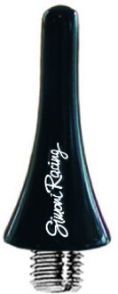 Aluminium Antenne Mini - Zwart - Lengte 3cm