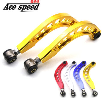 Aluminium Auto Achter Camber Kits Draagarm Camber Arm Kit voor Honda Civic DX/LX/EX/ SI FG2 FD 06-10 Blauw