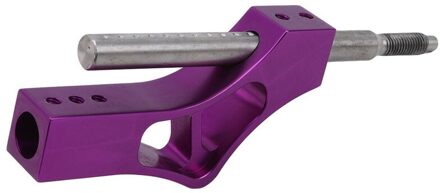 Aluminium Auto Pookknop Extender Verstelbare Shifter Lever Extender Fit Voor Honda Civic Integra Crx B16 B18 B20 D serie paars