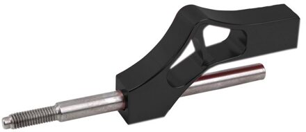 Aluminium Auto Pookknop Extender Verstelbare Shifter Lever Extender Fit Voor Honda Civic Integra Crx B16 B18 B20 D serie zwart