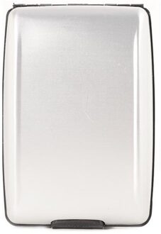 Aluminium Bankkaart Blocking Hard Case Wallet Credit Card Anti-Rfid Scanning Beschermen Kaarthouder Zilver