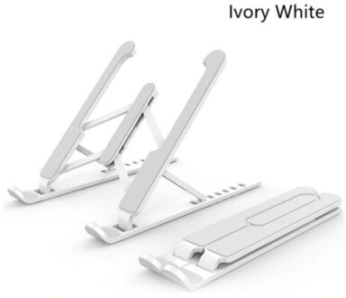 Aluminium Beugel Vouwen Laptop, Geschikt Om Alle Soorten Laptops ivoor wit