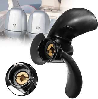 Aluminium Boot Propeller 6011-079-07P 7-7/8X7-1/2 Voor Honda Boot Buitenboordmotor 5HP 3 Blade zwarte R Rotatie Accessoires
