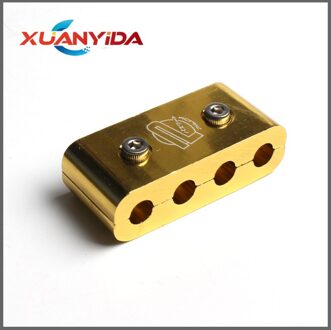 Aluminium Bougie Elektrische Draad Klem Separator Lijn Ontsteking Kabel Clip Voor Auto Decoratie Goud