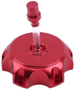 Aluminium Cnc Motorfiets Accessoires Onderdelen Gas Brandstof Benzine Tank Cap Voor Dirt/Pit Bike Atv Quad Voor Meest motorfietsen Rood