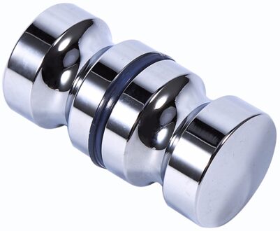 Aluminium Deur Handvat 1.1 "Dia Enkel Glas Deurknop Badkamer Douche Kast Handvat W/Schroef Home Hardware