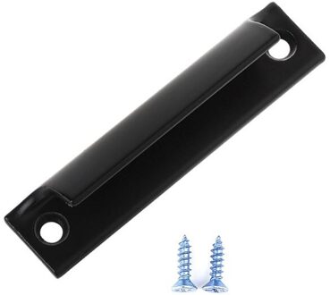 Aluminium Deur Handvat Push-Pull Balkon Gate Venster Pulls Knop Meubels zwart