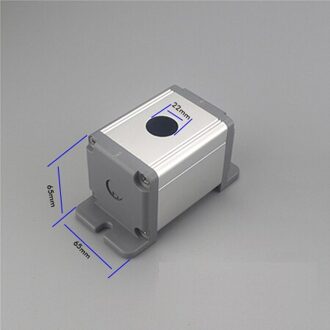 Aluminium drukknop box Metalen Drukknop doos 65*65 een gat 22mm drukknop behuizing B type