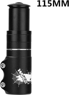 Aluminium Extender Heads Fiets Extension Mtb Bike Anti-Seismische Bike Vork Stem Extender Fietsen Stuur Riser Adapter 115MM