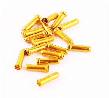 Aluminium Fiets Cable End Caps Mtb Racefiets Remkabel Cap Draad End Cap Past Voor Brake Shift Derailleur kabel goud