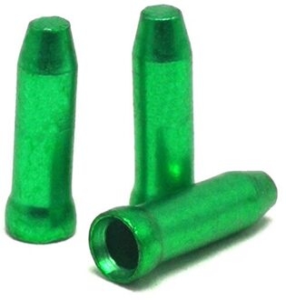 Aluminium Fiets Cable End Caps Mtb Racefiets Remkabel Cap Draad End Cap Past Voor Brake Shift Derailleur kabel groen