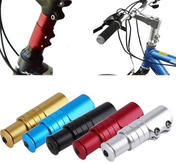 Aluminium Fiets Stuurpen Verhoogd Controle Buis Verlengen Stuurpen Verhoog Fiets Voorvork Fiets Onderdelen Accessoires rood