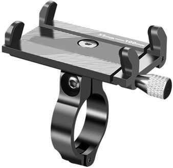 Aluminium Fiets Telefoon Houder Voor 3.5-6.2 inch Smartphone Verstelbare Ondersteuning GPS Bike Telefoon Stand Beugel