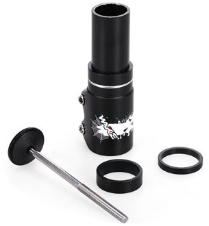 Aluminium Fiets Vorkbuis Riser Extender Extension Fiets Stuurpen Head Up Raiser Stuur Riser Adapter 115 mm