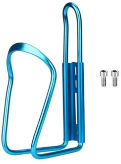 Aluminium Fietsen Fiets Drink Water Bottle Rack Houder Voor Mountain Vouwfiets Kooi blauw